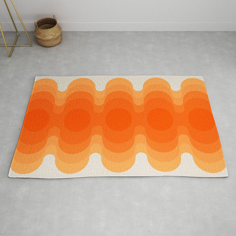 Echoes Creamsicle Area Rug