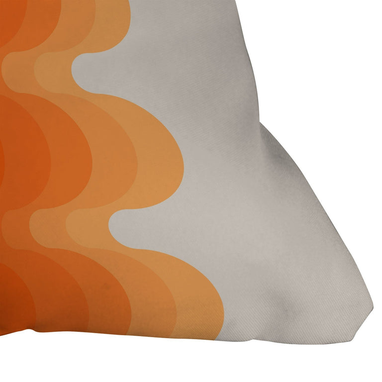 ECHOES CREAMSICLE THROW PILLOW