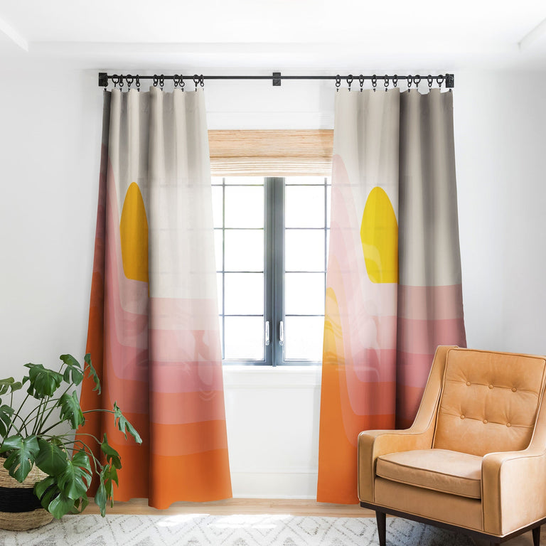 STRAWBERRY DIPPER BLACKOUT NON REPEAT WINDOW CURTAIN