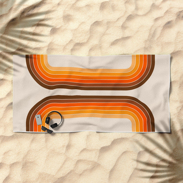 Tan Tunnel Beach Towel