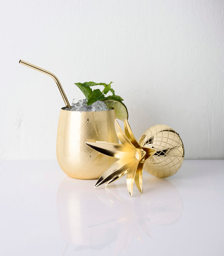 GOLD PINEAPPLE TUMBLER