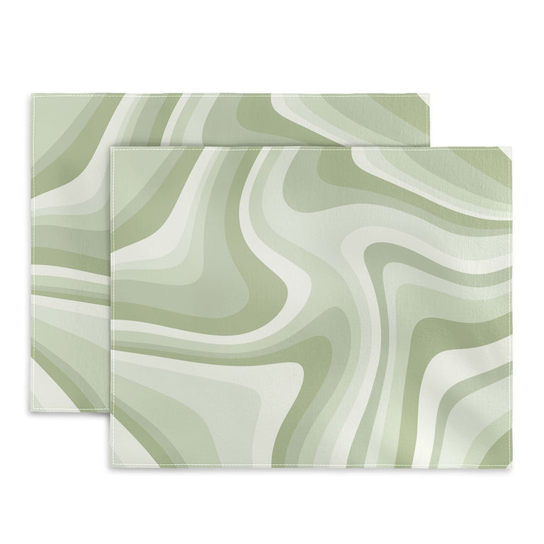 Abstract Wavy Stripes LXXVIII Placemat
