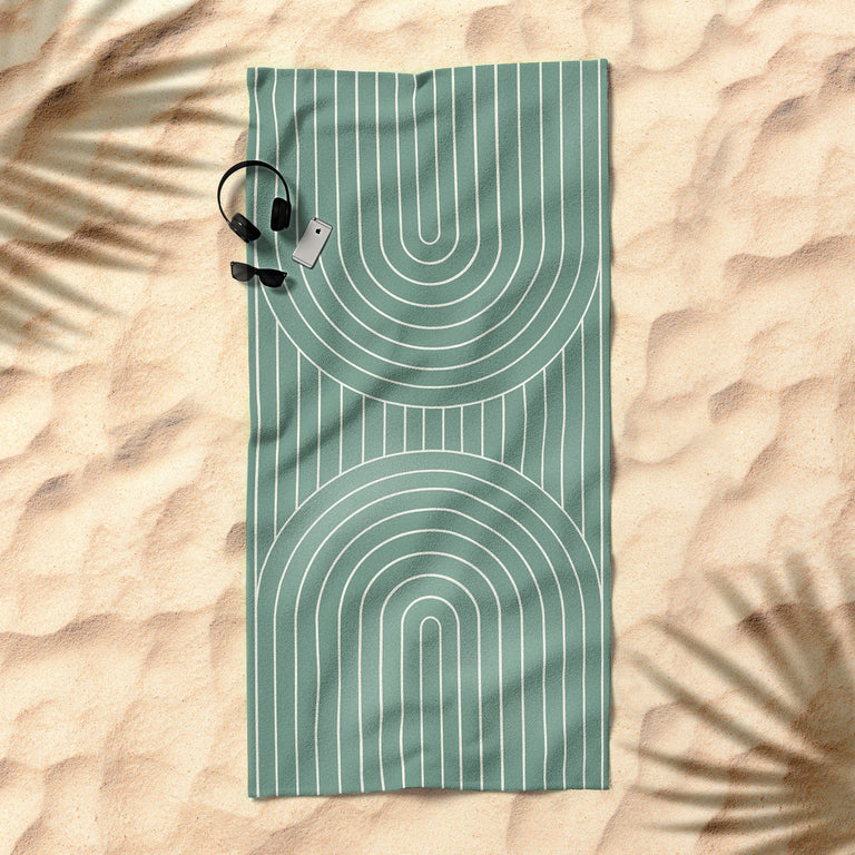 Arch Symmetry XXVIII Beach Towel