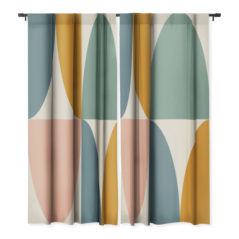 BOLD MINIMALISM XXII BLACKOUT NON REPEAT WINDOW CURTAIN