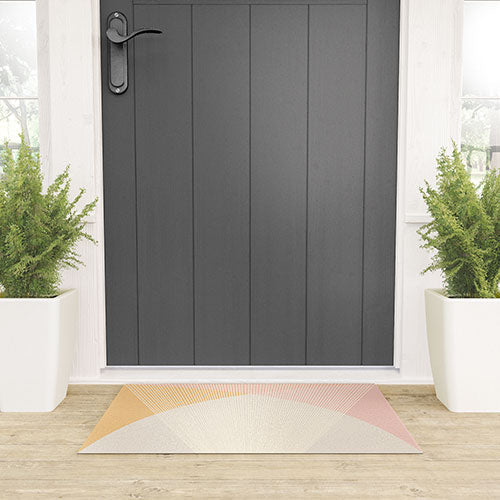 Cecilia Pink Welcome Mat