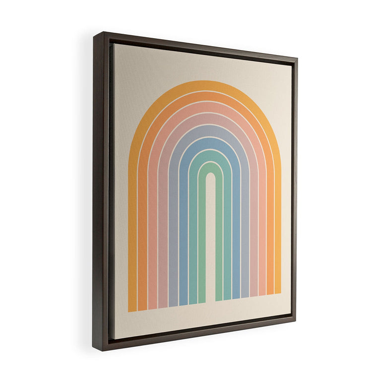 Gradient Arch Rainbow III Art Canvas