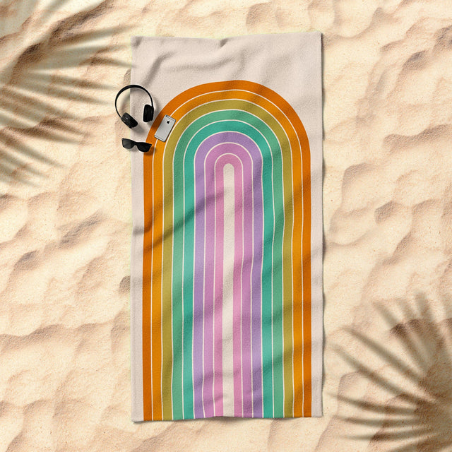 Gradient Arch XXI Beach Towel