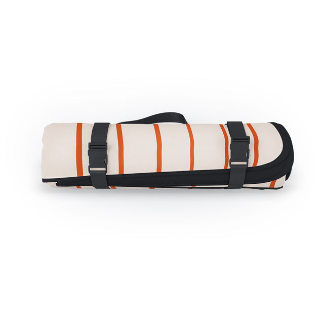 Minimal Line Curvature Coral 2 Picnic Blanket