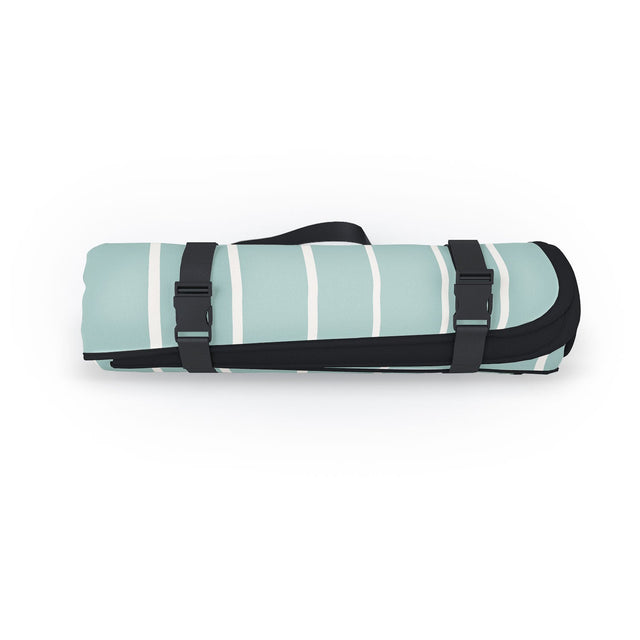 Minimal Line Curvature Sage Picnic Blanket