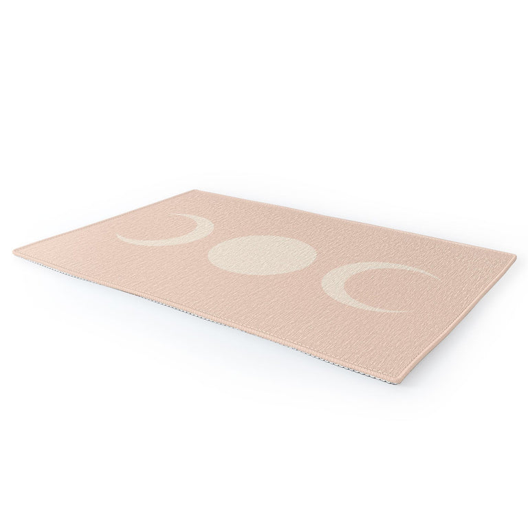Moon Minimalism Ethereal Light Area Rug