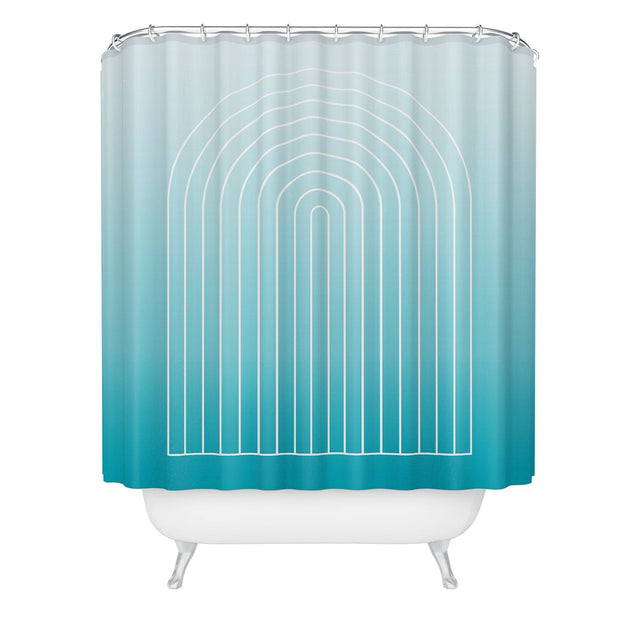COLOUR POEMS OMBRE ARCH III SHOWER CURTAIN