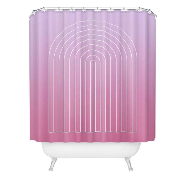 COLOUR POEMS OMBRE ARCH V SHOWER CURTAIN