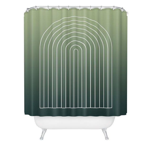 COLOUR POEMS OMBRE ARCH XIII SHOWER CURTAIN