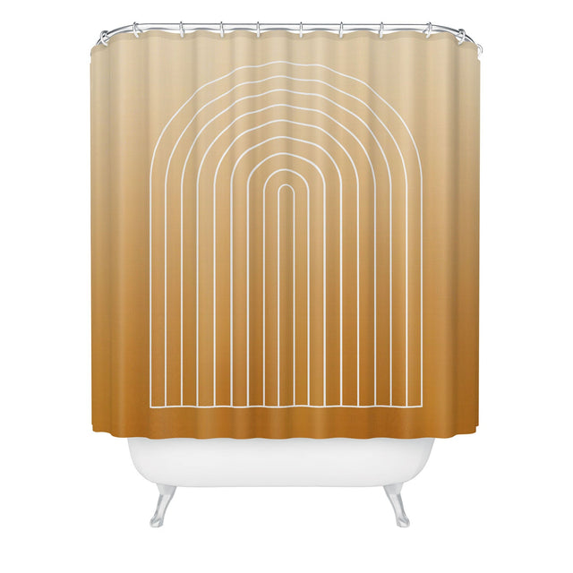 COLOUR POEMS OMBRE ARCH XV SHOWER CURTAIN
