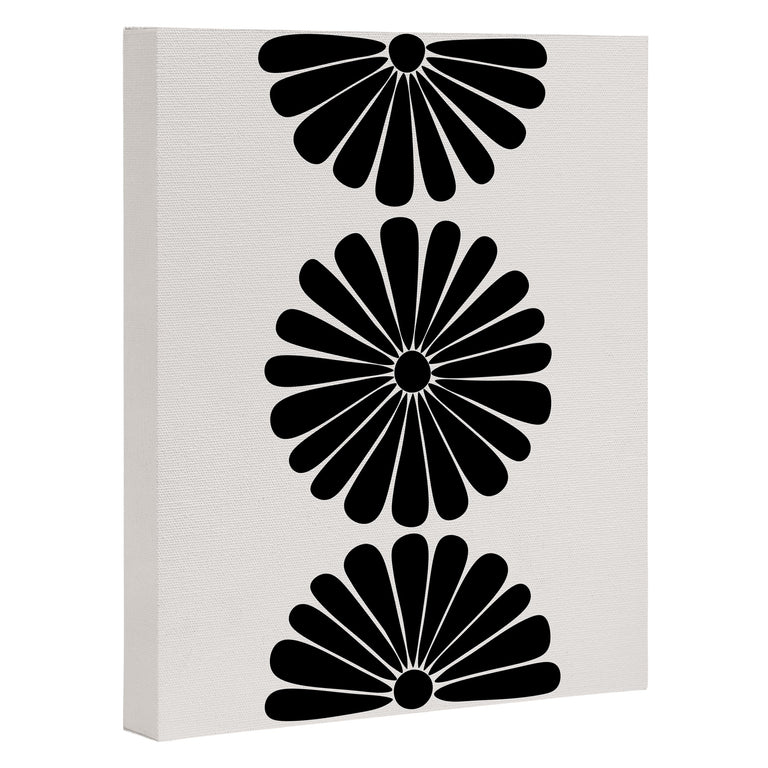 Retro Daisy I Art Canvas