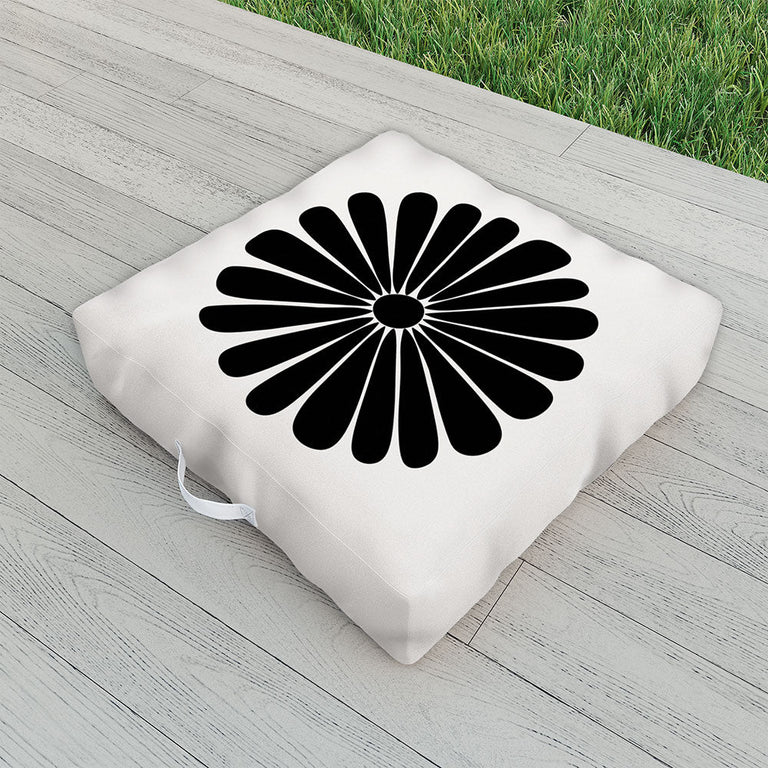 Retro Daisy I Outdoor Floor Cushion