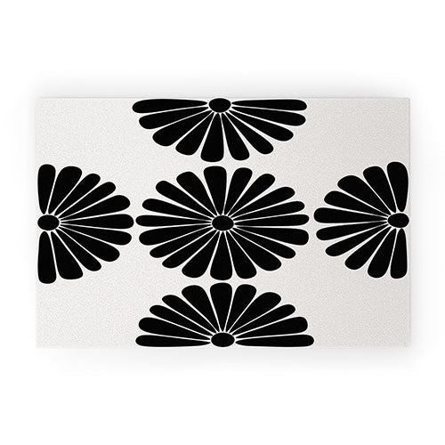 Retro Daisy I Welcome Mat