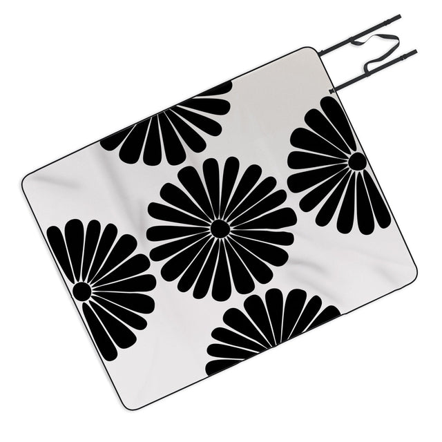 Retro Daisy I Outdoor Blanket