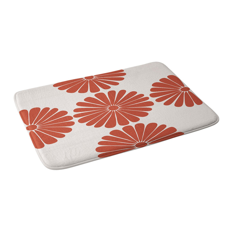 COLOUR POEMS RETRO DAISY III MEMORY FOAM BATH MAT