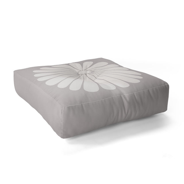 Retro Daisy XI Floor Pillow Square