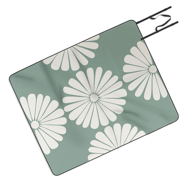 Retro Daisy XX Outdoor Blanket