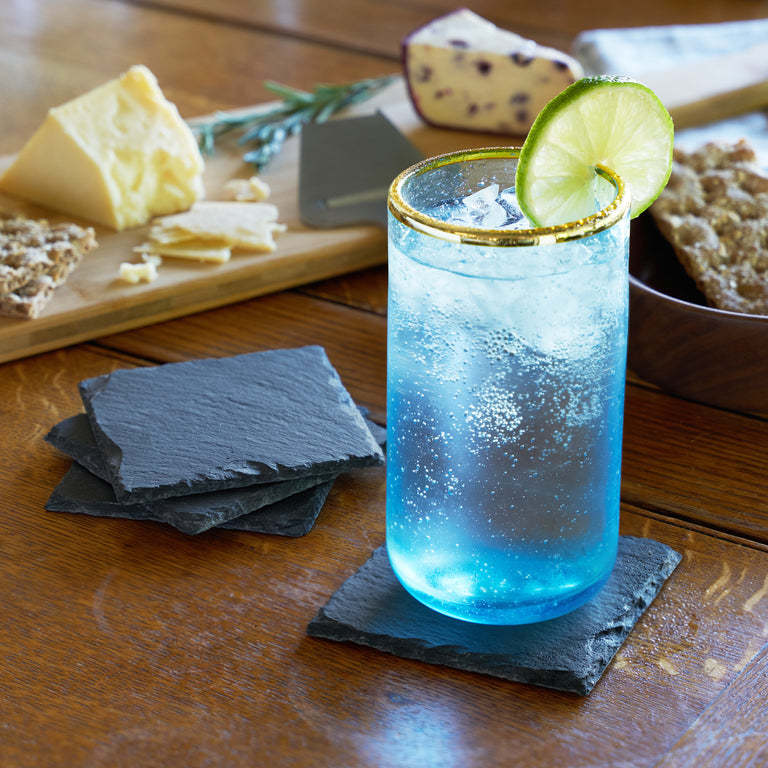 SQUARE SLATE COASTERS 