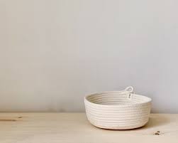 IVORY COTTON TABLE BASKETS (SOUTH AFRICA)