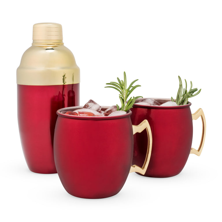 RED MULE MUG & COCKTAIL SHAKER GIFT SET 