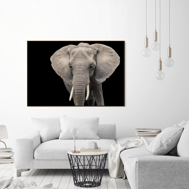 Elephant III by Adam Mowery (Canvas Wall Art)