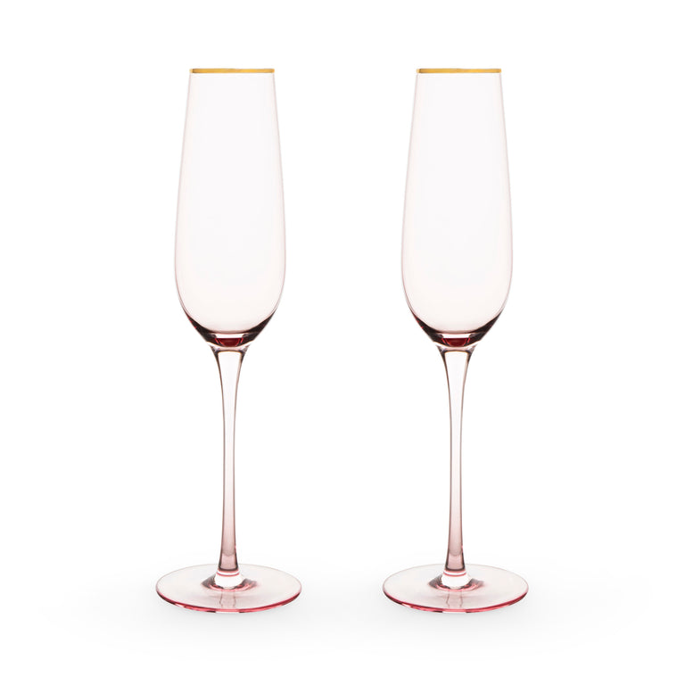 ROSE CRYSTAL CHAMPAGNE FLUTE 