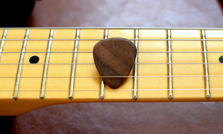 Hardwood Guitar Picks (Set of 4) by Iron Roots Designs | made in Berkeley, CA