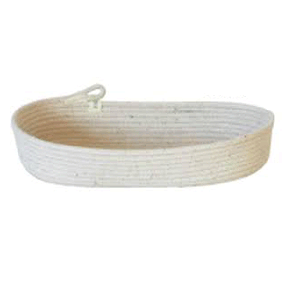 IVORY COTTON OVAL BASKETS (SOUTH AFRICA)