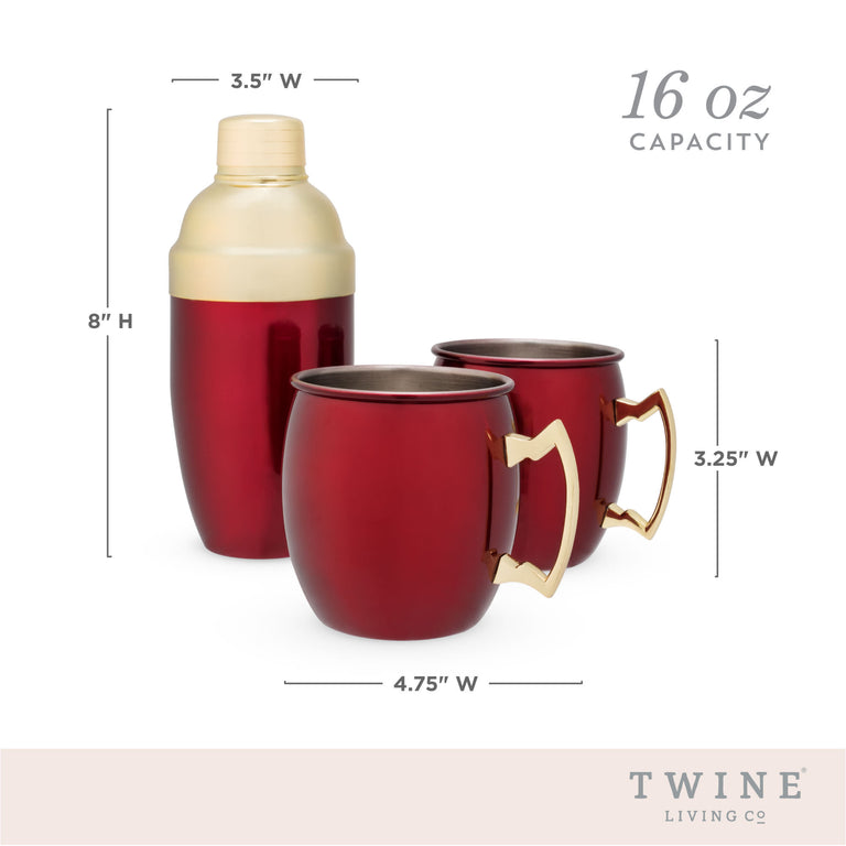 RED MULE MUG & COCKTAIL SHAKER GIFT SET 