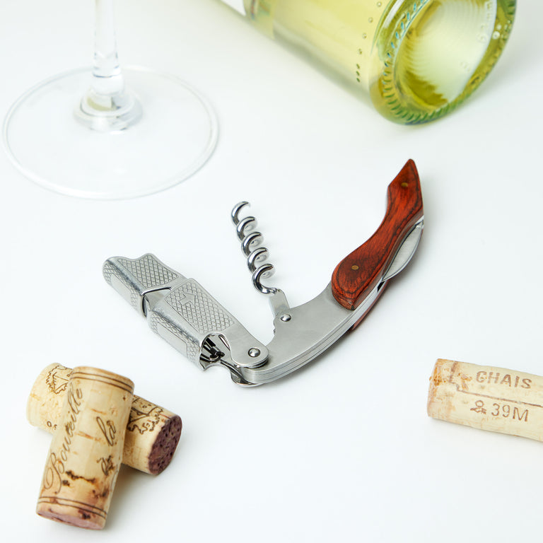 DOUBLE-HINGED WAITER'S CORKSCREW