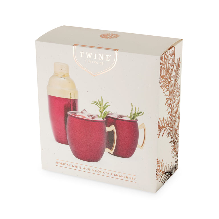 RED MULE MUG & COCKTAIL SHAKER GIFT SET 