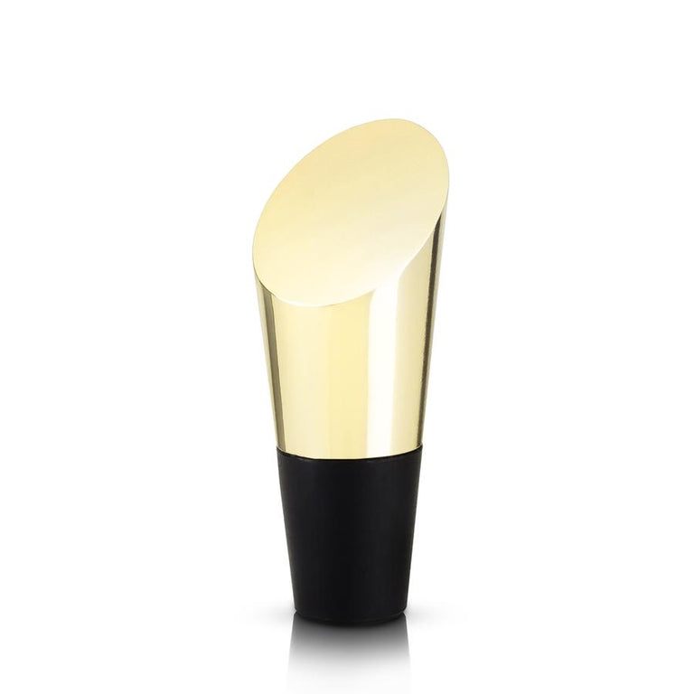 GOLD HEAVYWEIGHT BOTTLE STOPPER | COCKTAIL ENTERTAINING