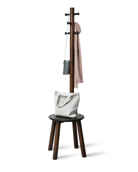 PILLAR STOOL/COATRACK | STORAGE | STAG & MANOR