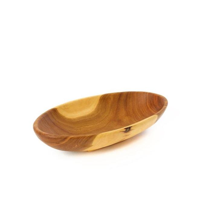 MAHOGANY OVAL SERVING BOWL (KENYA) | ENTERTAINING