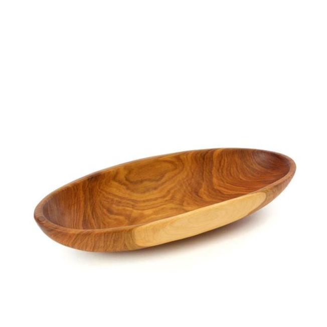 MAHOGANY OVAL SERVING BOWL (KENYA) | ENTERTAINING