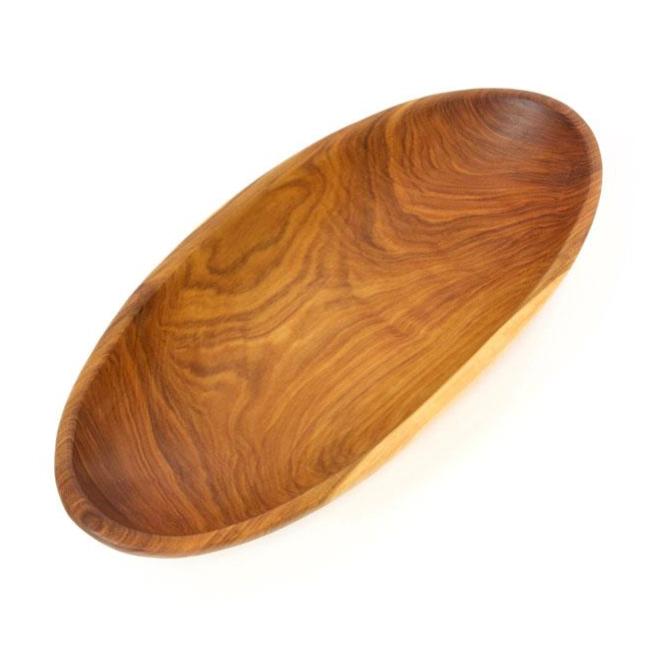 MAHOGANY OVAL SERVING BOWL (KENYA) | ENTERTAINING