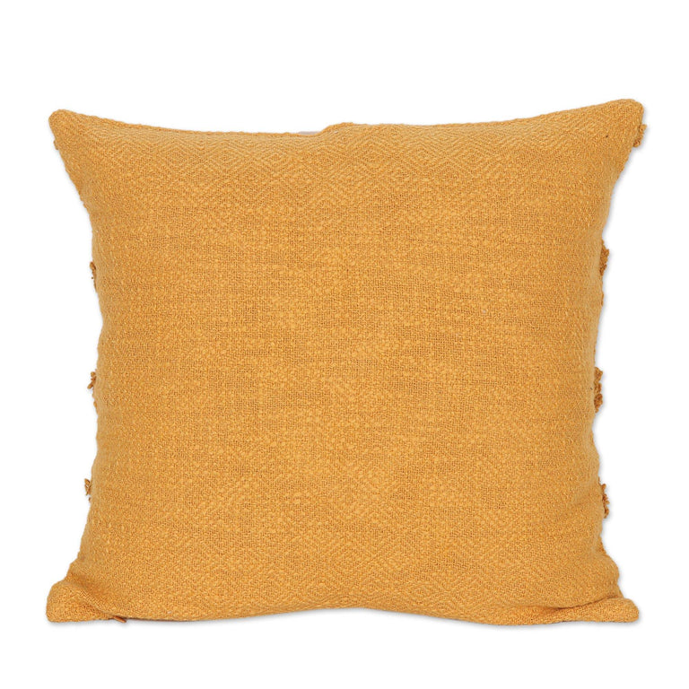 MARIGOLD EMBROIDERED PILLOW (INDIA)