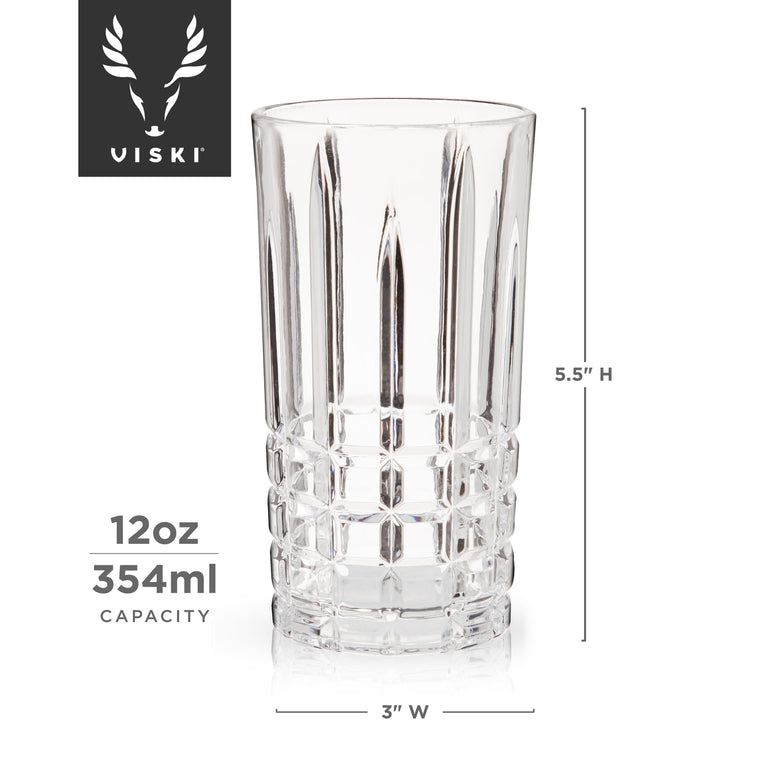 HIGHLAND HIGHBALL TUMBLERS SET OF 4