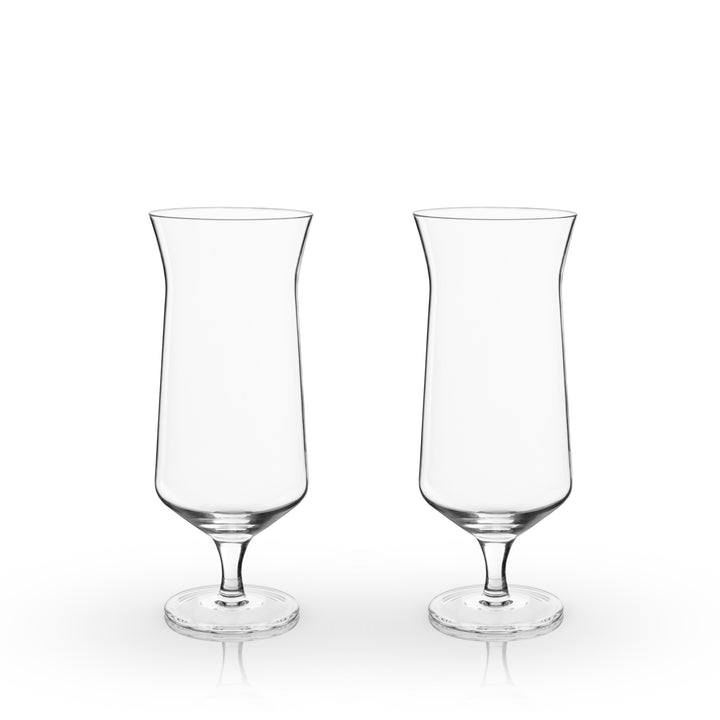 ANGLED CRYSTAL COCKTAIL GLASSES