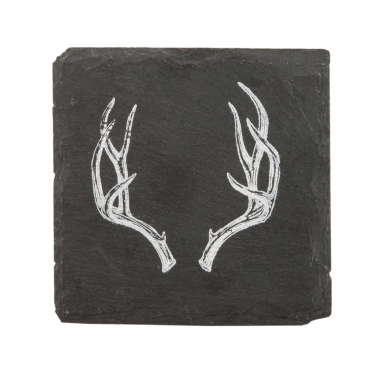 ANTLER SLATE COASTERS 