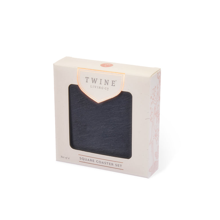 SQUARE SLATE COASTERS 