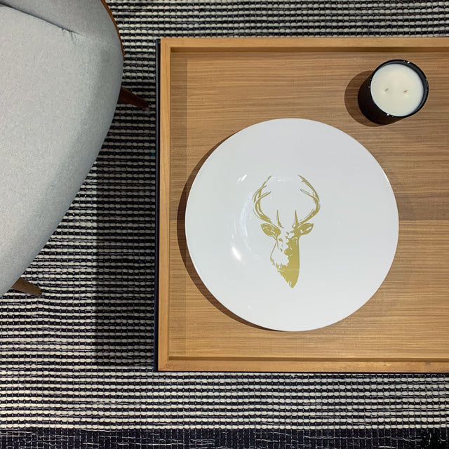 STAG GOLD PLATTER, 16" LARGE | ENTERTAINING | STAG & MANOR