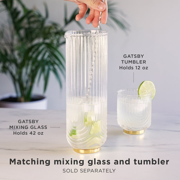 GATSBY MIXING GLASSES | COCKTAIL | STAG & MANOR