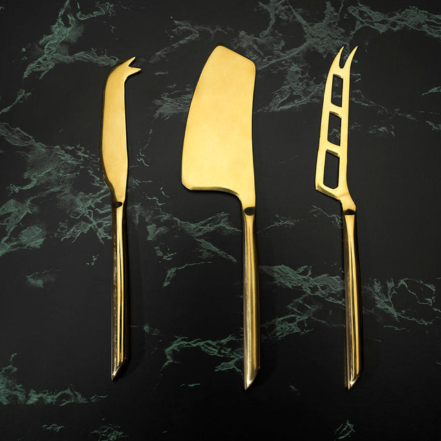 GOLD CHEESE KNIVES
