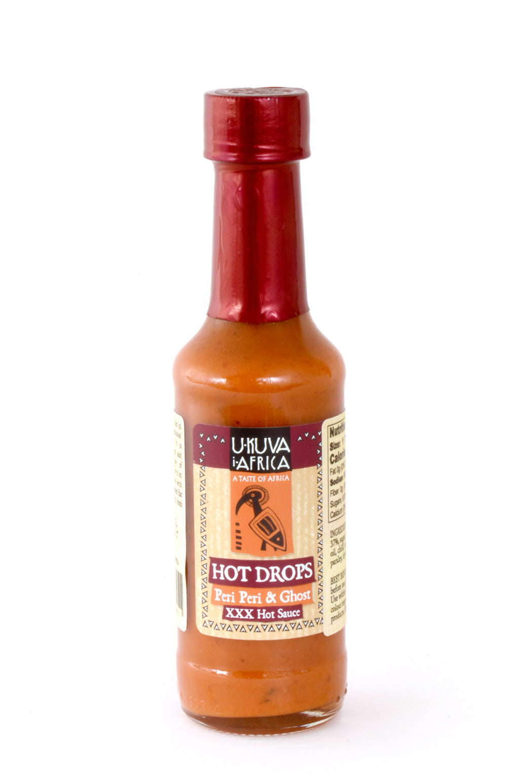 UKUVA GHOST PEPPER DROPS HOT SAUCE (SOUTH AFRICA) STAG & MANOR