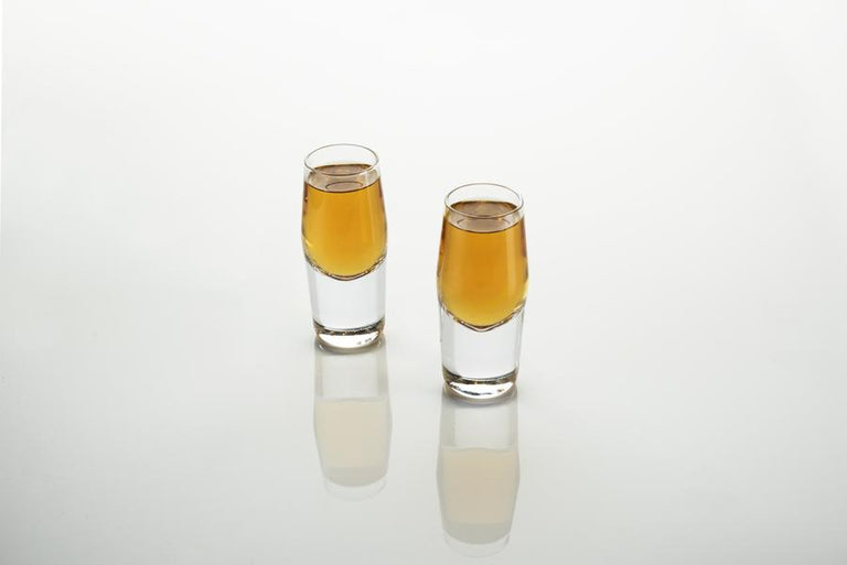 CRYSTAL HEAVYWEIGHT SHOT GLASSES | COCKTAIL